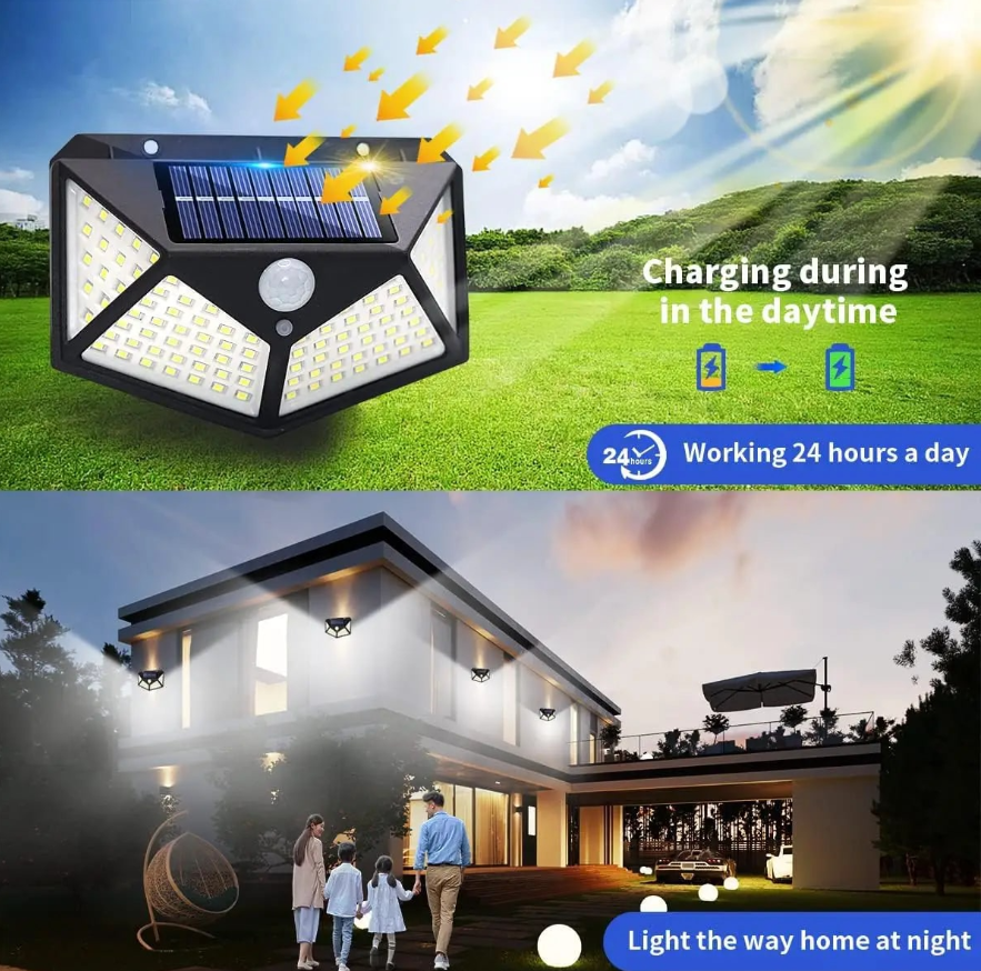 1 Pcs 𝐌𝐨𝐭𝐢𝐨𝐧 𝐒𝐞𝐧𝐬𝐨𝐫 𝐖𝐚𝐭𝐞𝐫𝐩𝐫𝐨𝐨𝐟 𝐖𝐢𝐫𝐞𝐥𝐞𝐬𝐬 𝐋𝐞𝐝 𝐒𝐨𝐥𝐚𝐫 𝐋𝐢𝐠𝐡𝐭